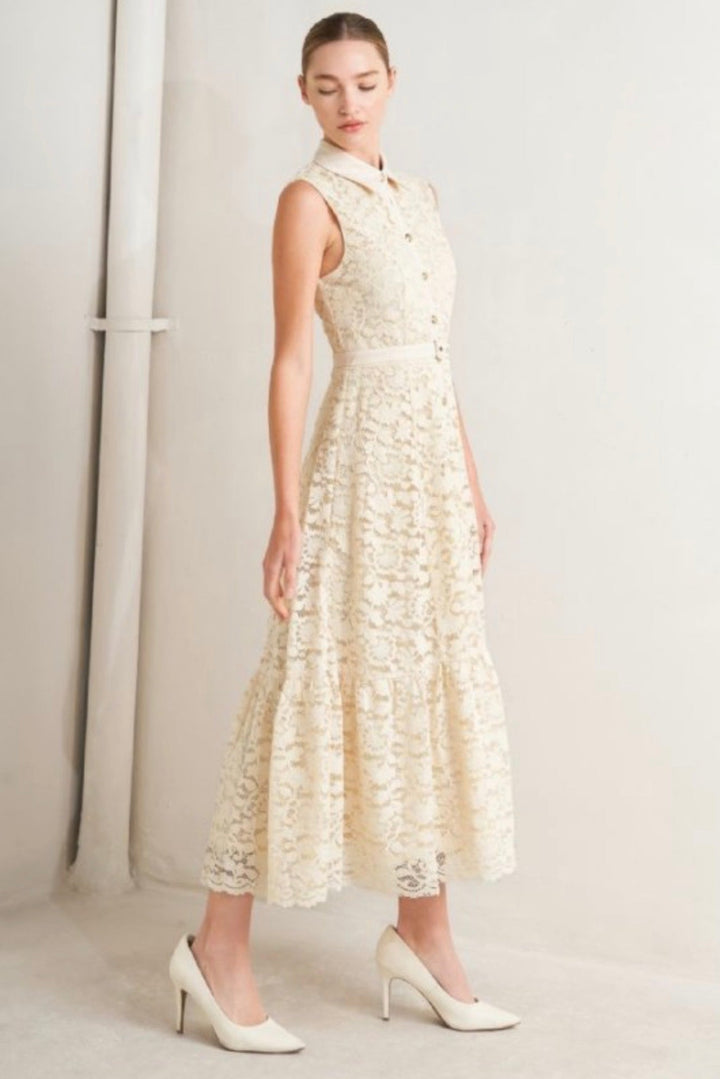 Ivy Lace Midi Dress