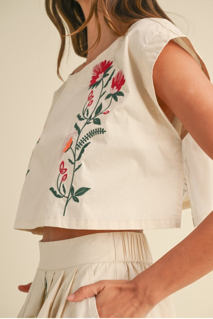 Elsa Embroidered Top