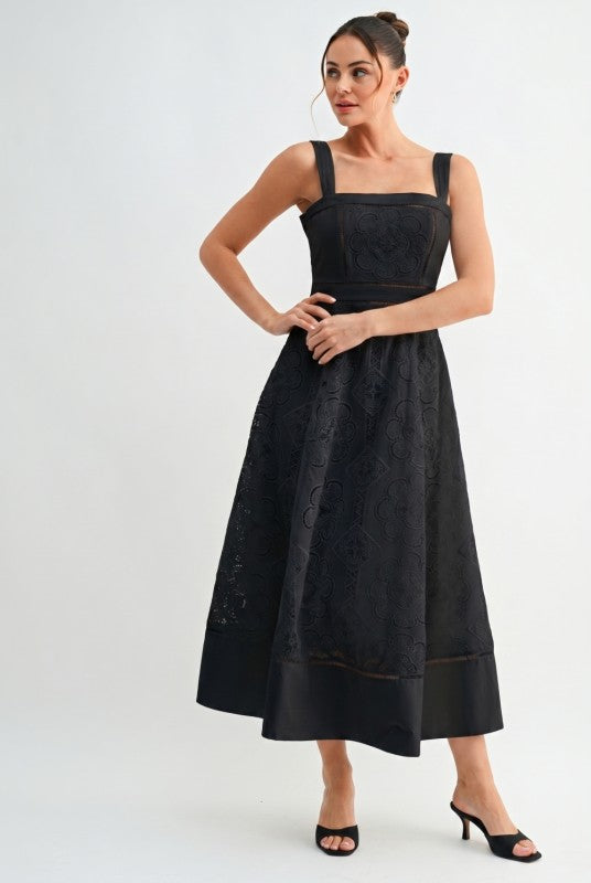 Melodine Lace Midi Dress