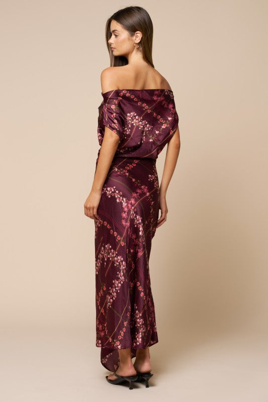 Worth The Wait Draped Maxi Dress