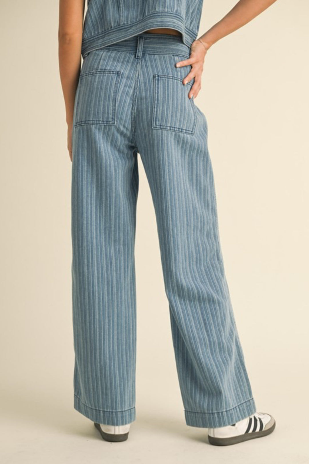 Jacquard Denim Bottoms