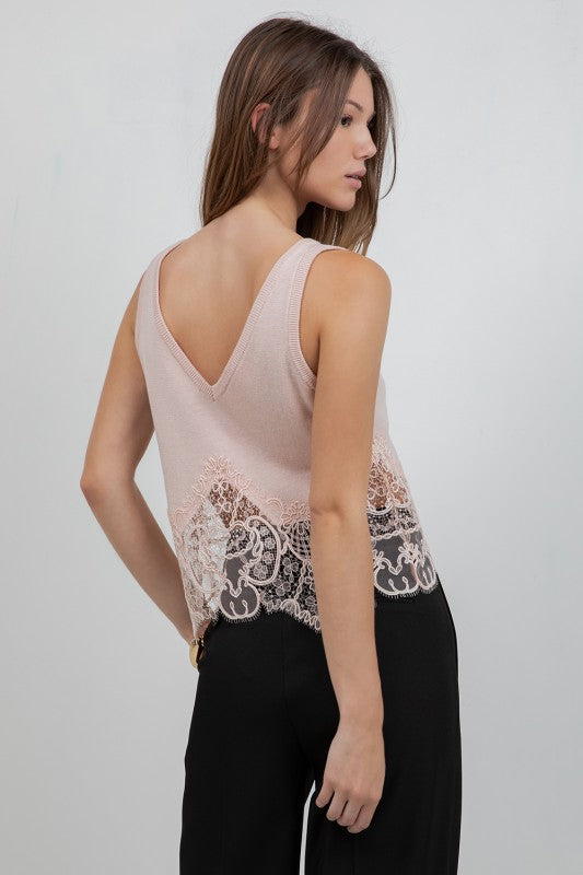 Mandy Lace Tank Top