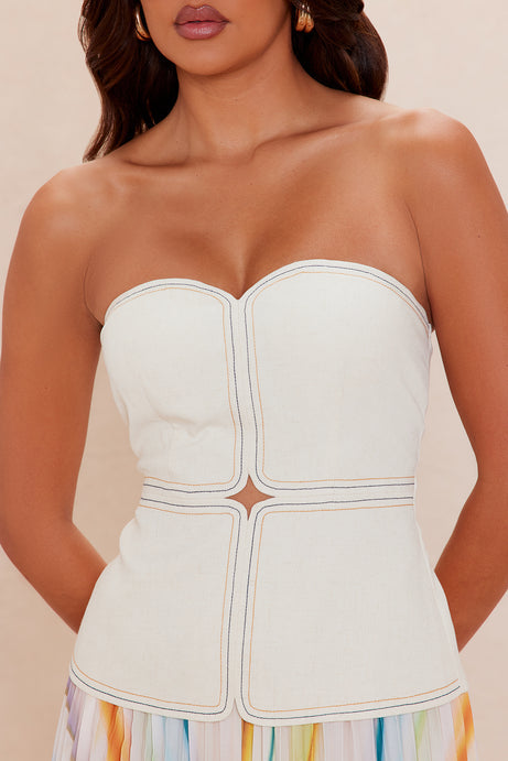 Margot Strapless Top