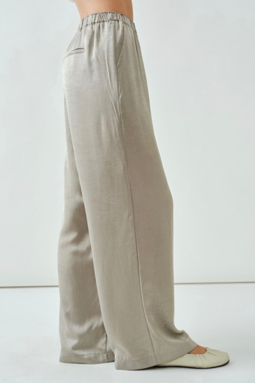 Arlene Crinkle Satin Bottoms