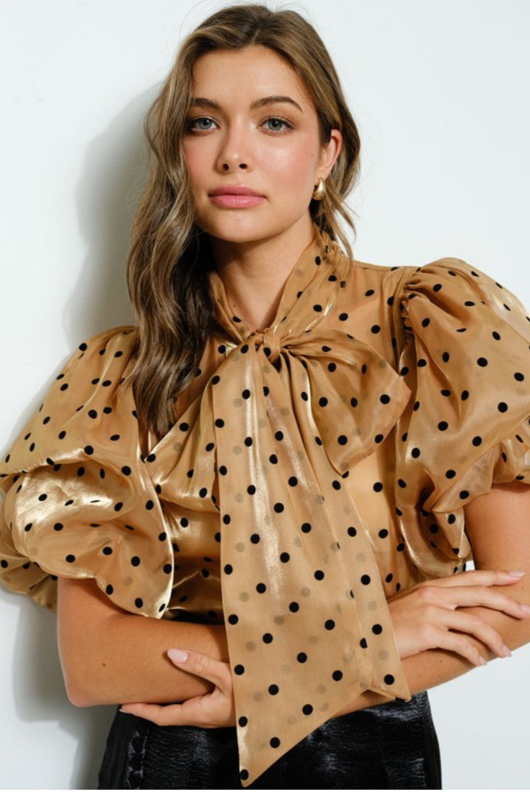 Refined Polka Dot Top