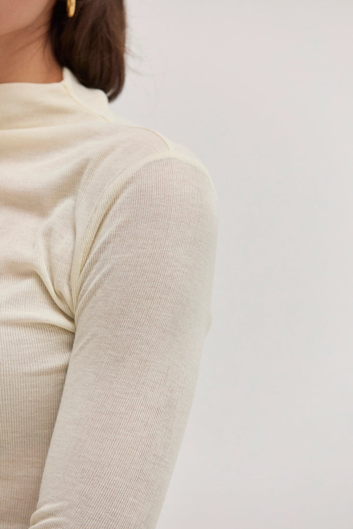 Ovalia Mock Neck Top