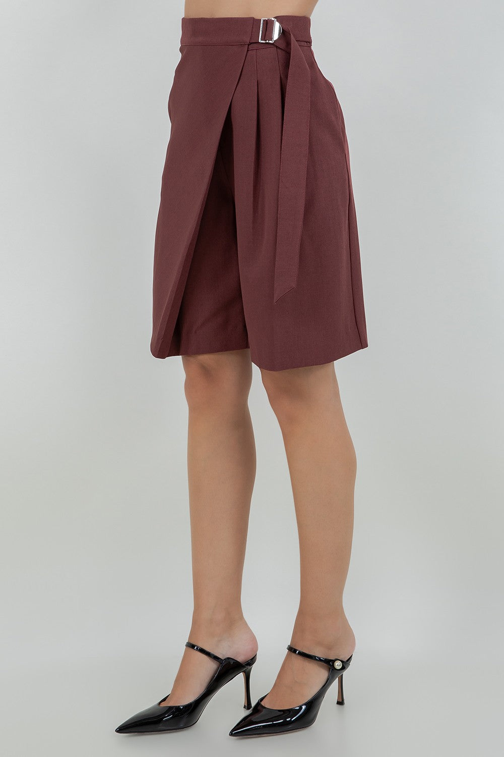 Foldover Front Bermudas