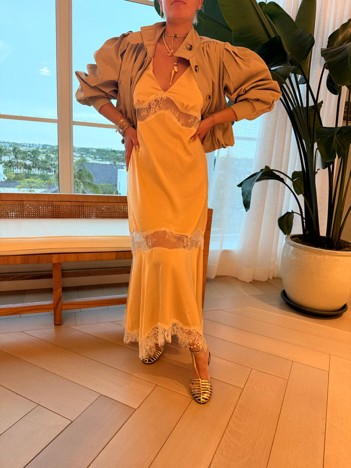 Morning Fig Lace Dress