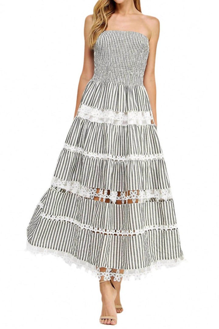 Taylor Eyelet Tube Dress