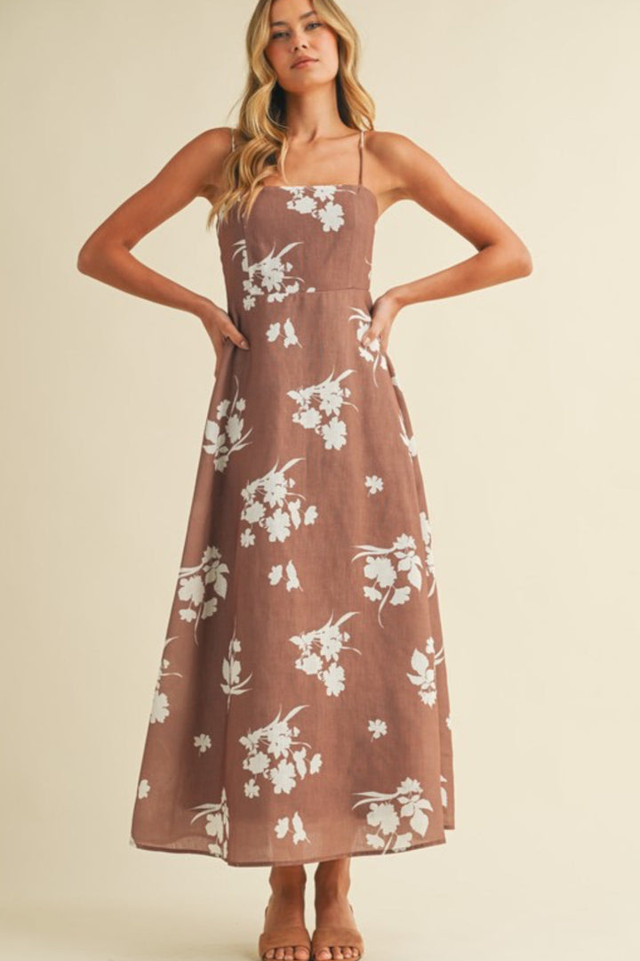 Nasha Floral Midi Dress