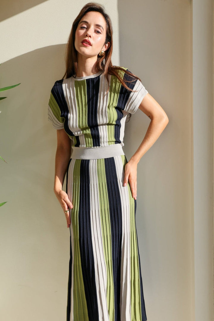 Olivia Colorblock Skirt