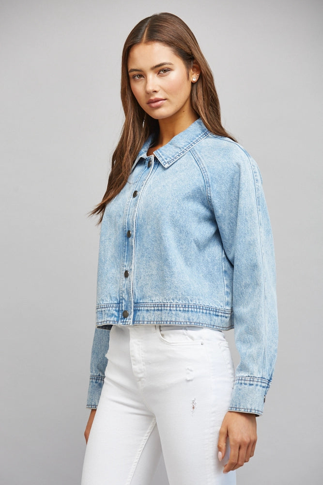 Denim Club Cropped Jacket