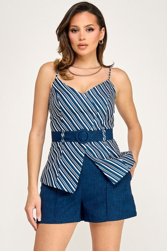 Cyra Belted Top