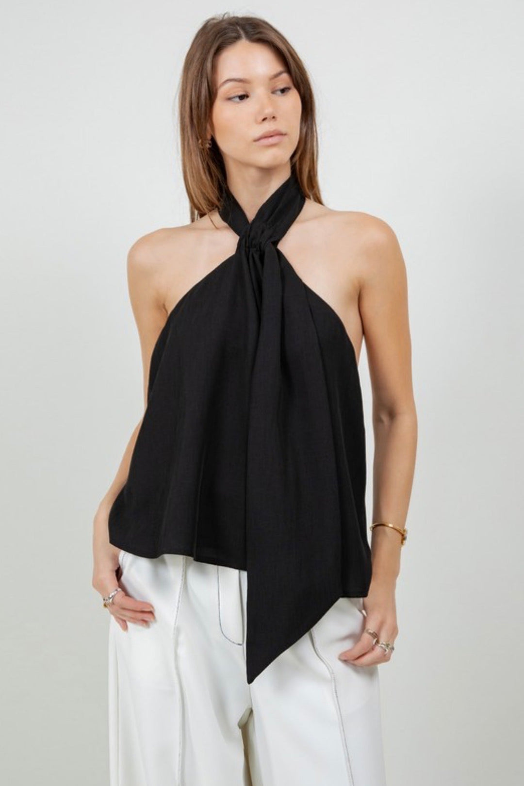 Katya Adjustable Halter Neck Top