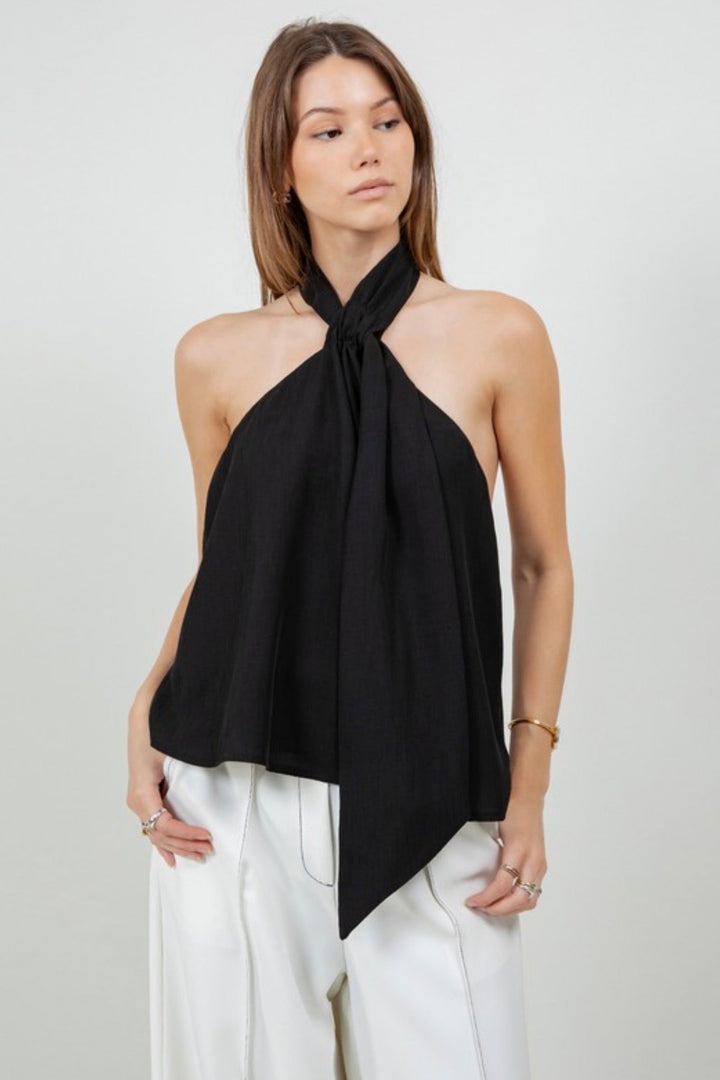 Katya Adjustable Halter Neck Top