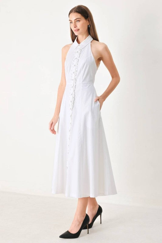 Garcella Poplin Midi Dress