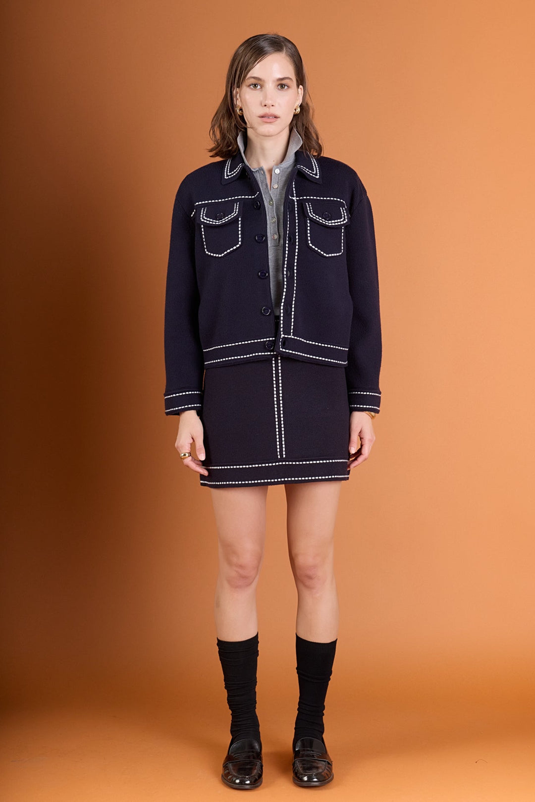 Amaya Stitched Skirt