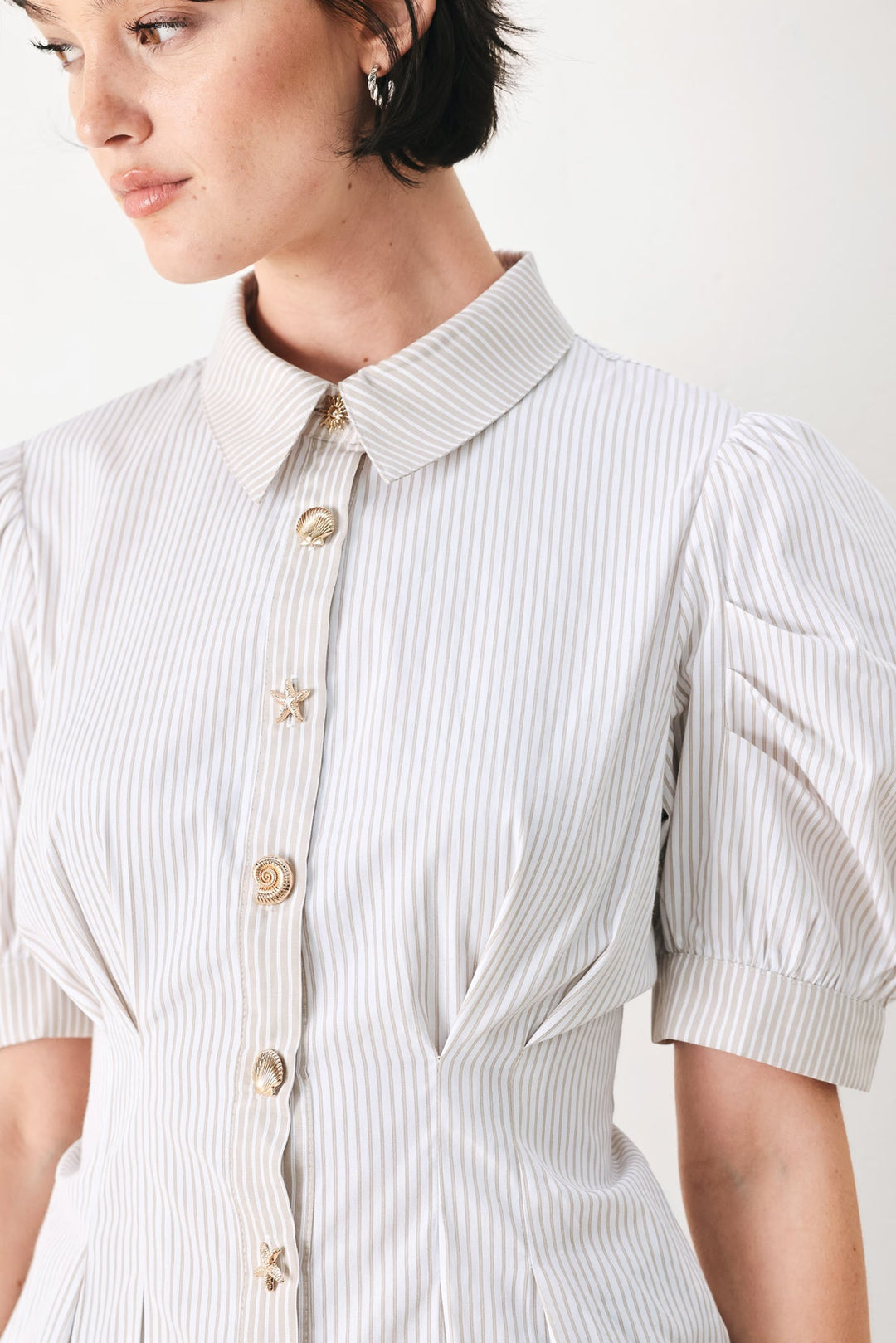 Coastal Poplin Top