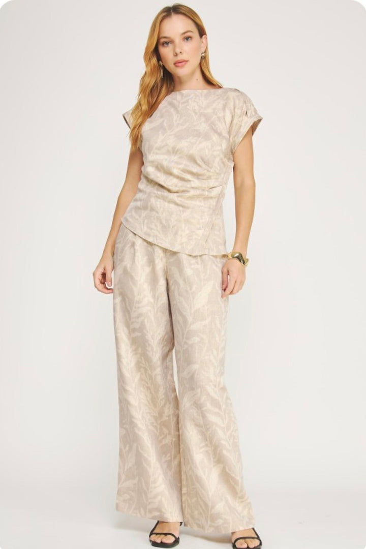 Pale Sun Jacquard Bottoms