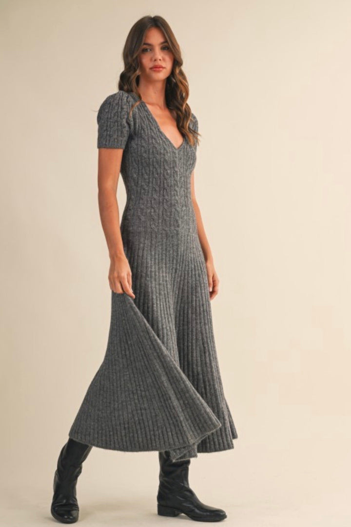 Breezy City Sweater Dress