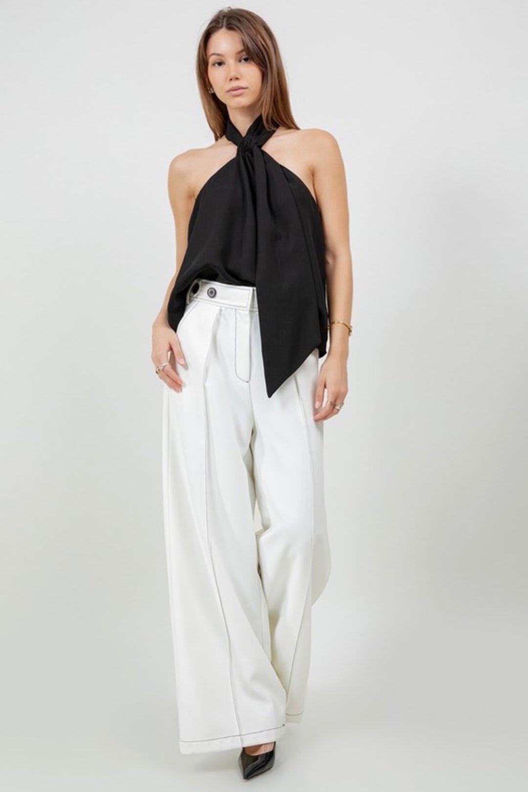 Katya Adjustable Halter Neck Top