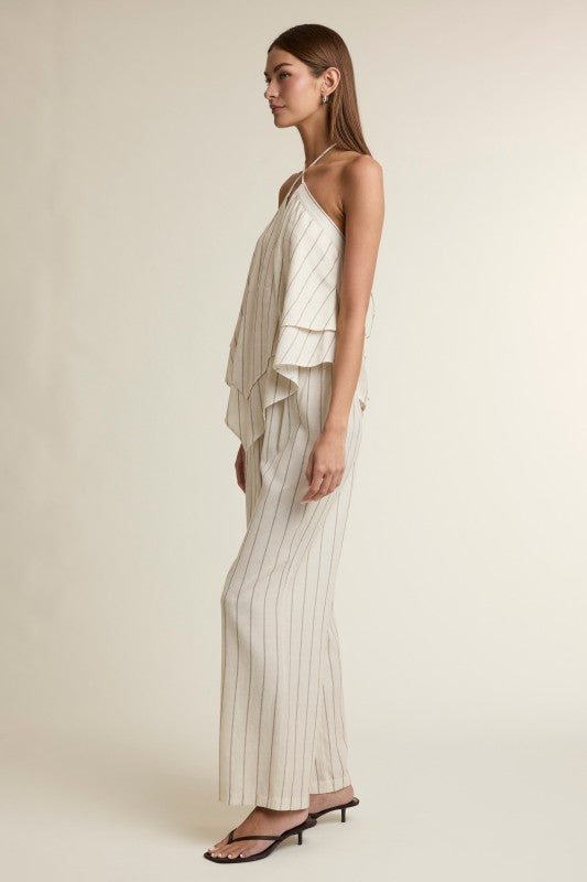 Chic Stripe Halter Top
