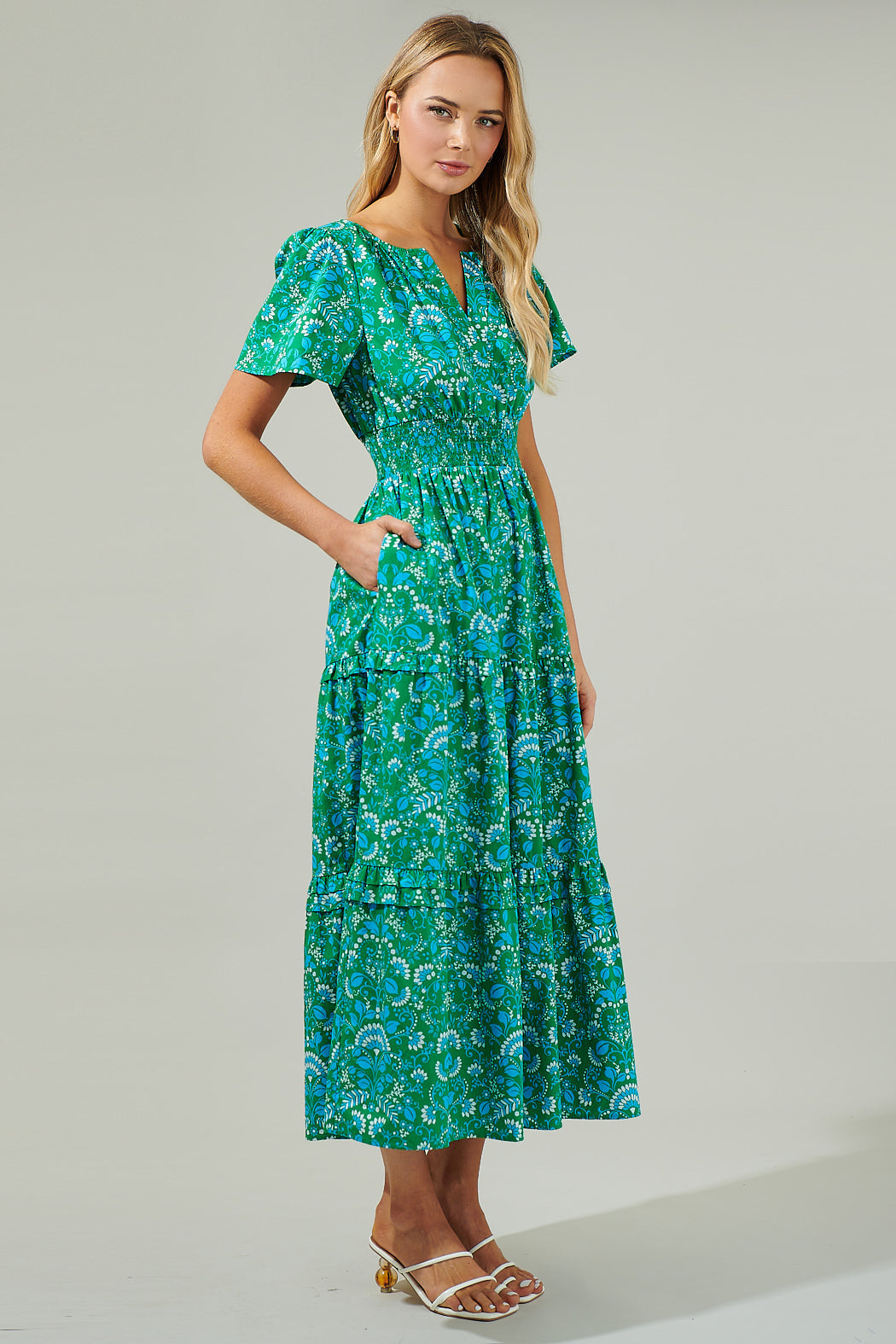 Rudi Poplin Maxi Dress