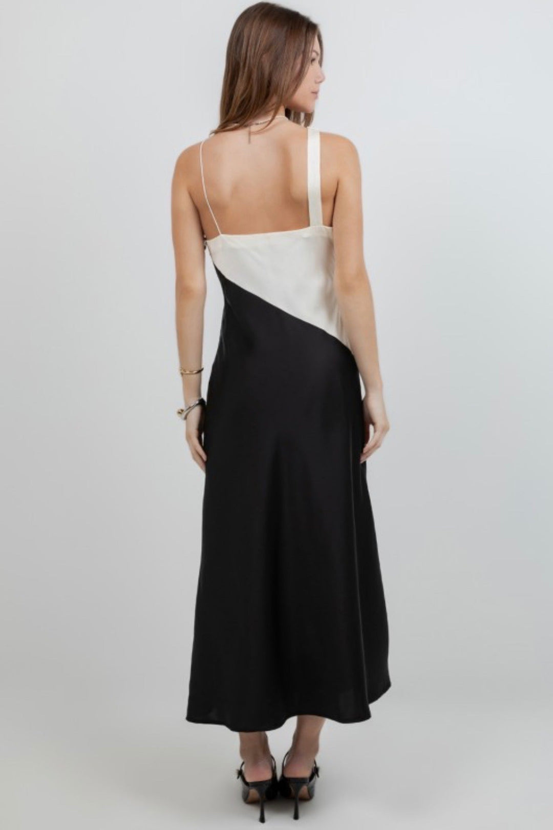 Just A Peak Cowl Neck Dress