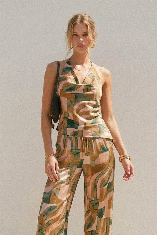 Drift Together Halter Top
