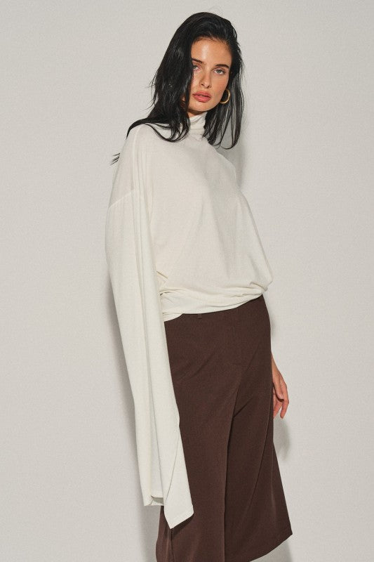 Polished Turtleneck Top