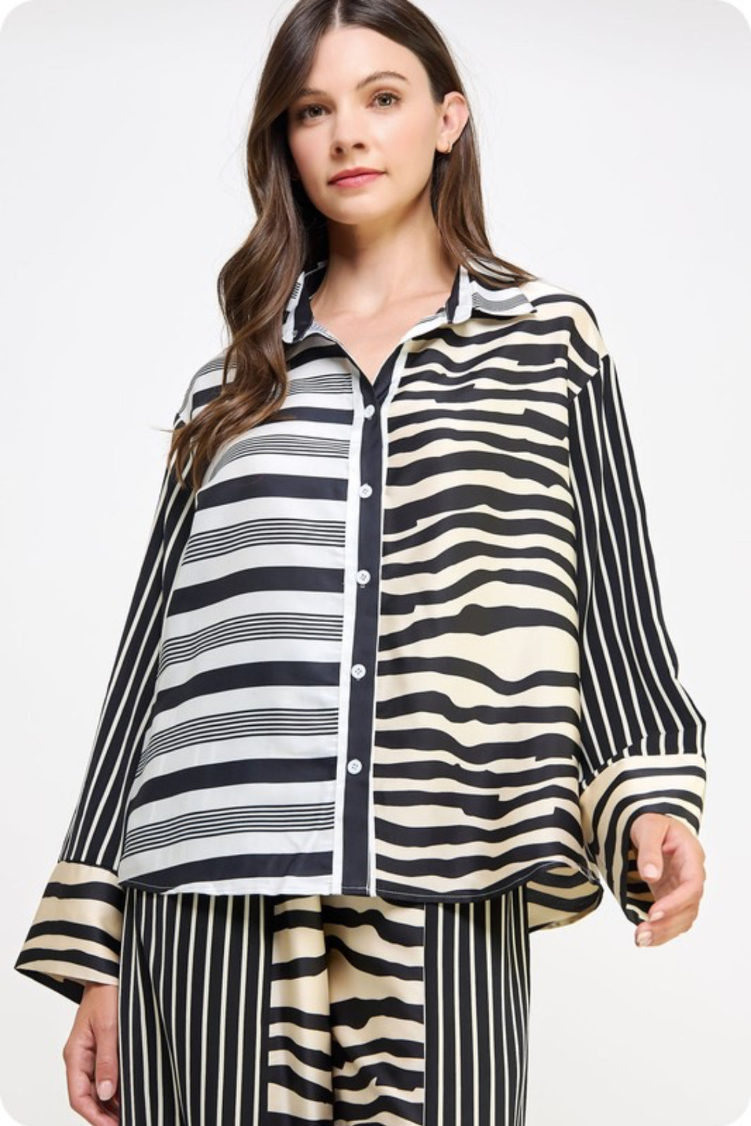 Right Here Stripe Top