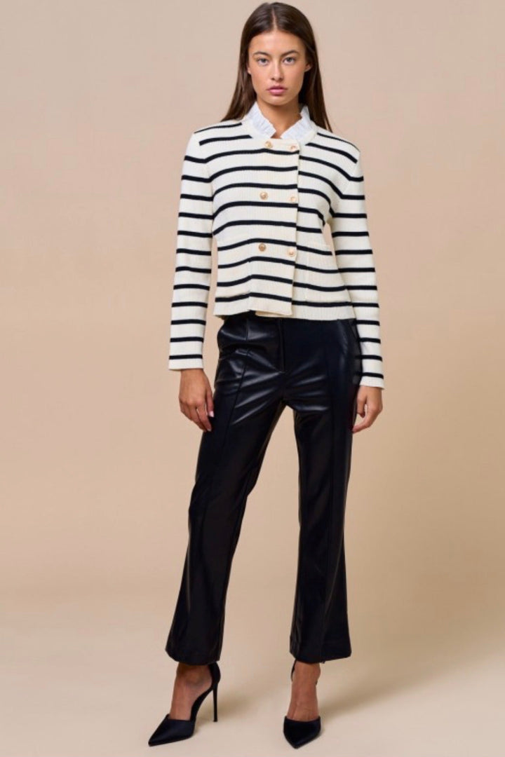 Home To You Stripe Cardigan