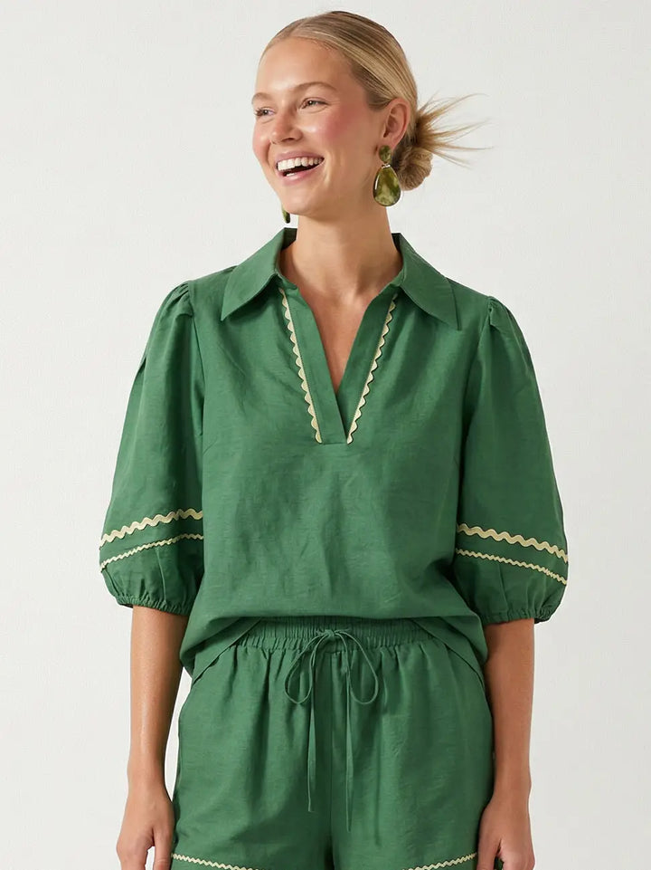 Living Life Linen Top