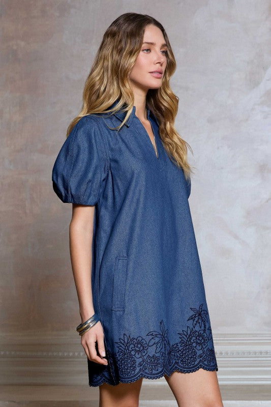 Mezcal Denim Shift Dress