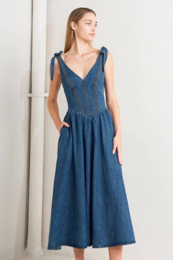 Evanora Denim Dress