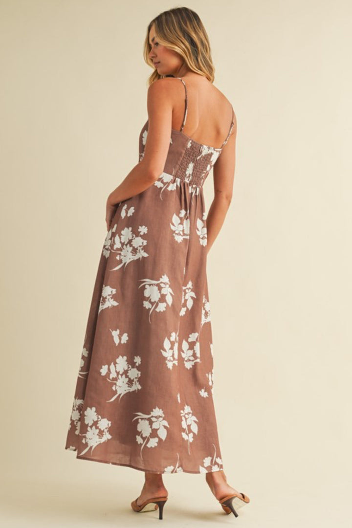 Nasha Floral Midi Dress
