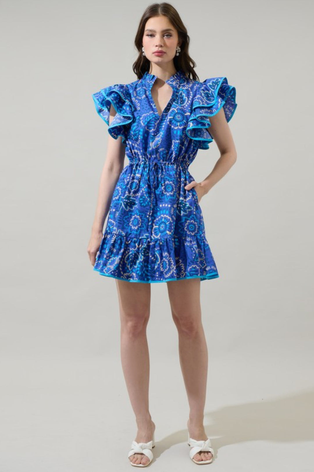 Kenner Ruffle Mini Dress