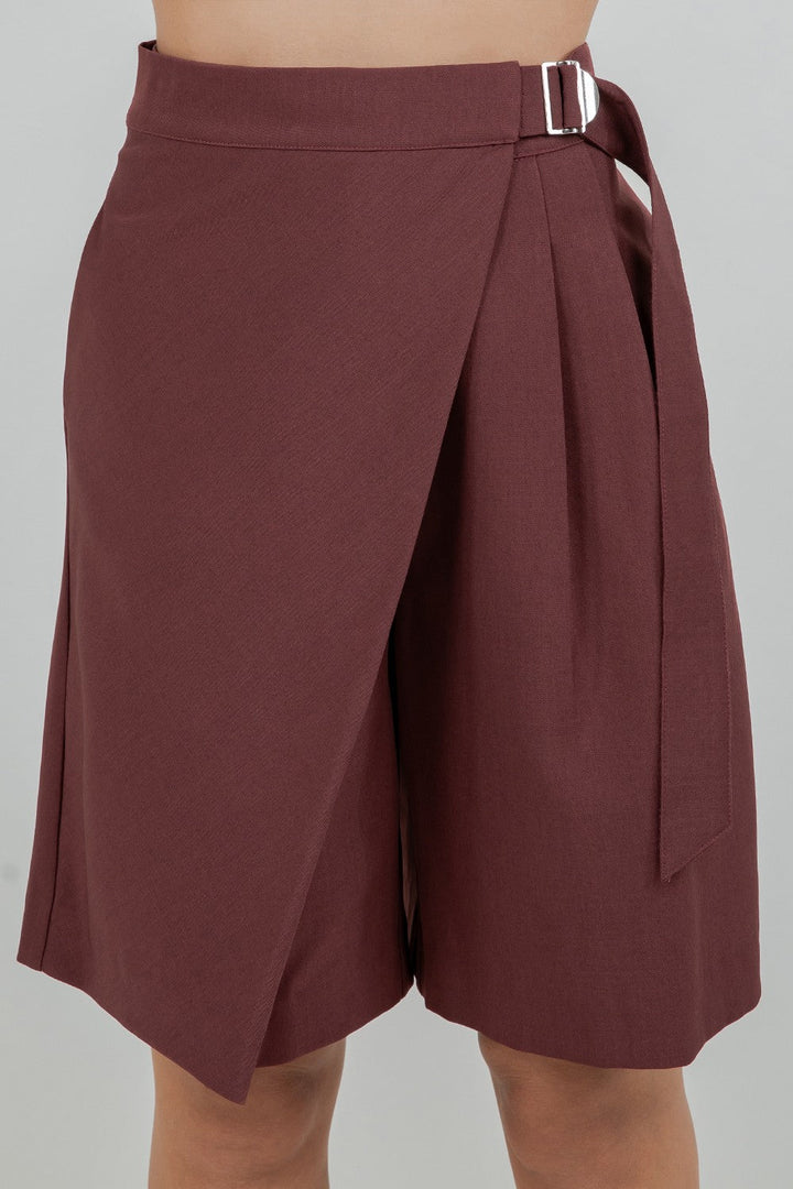 Foldover Front Bermudas