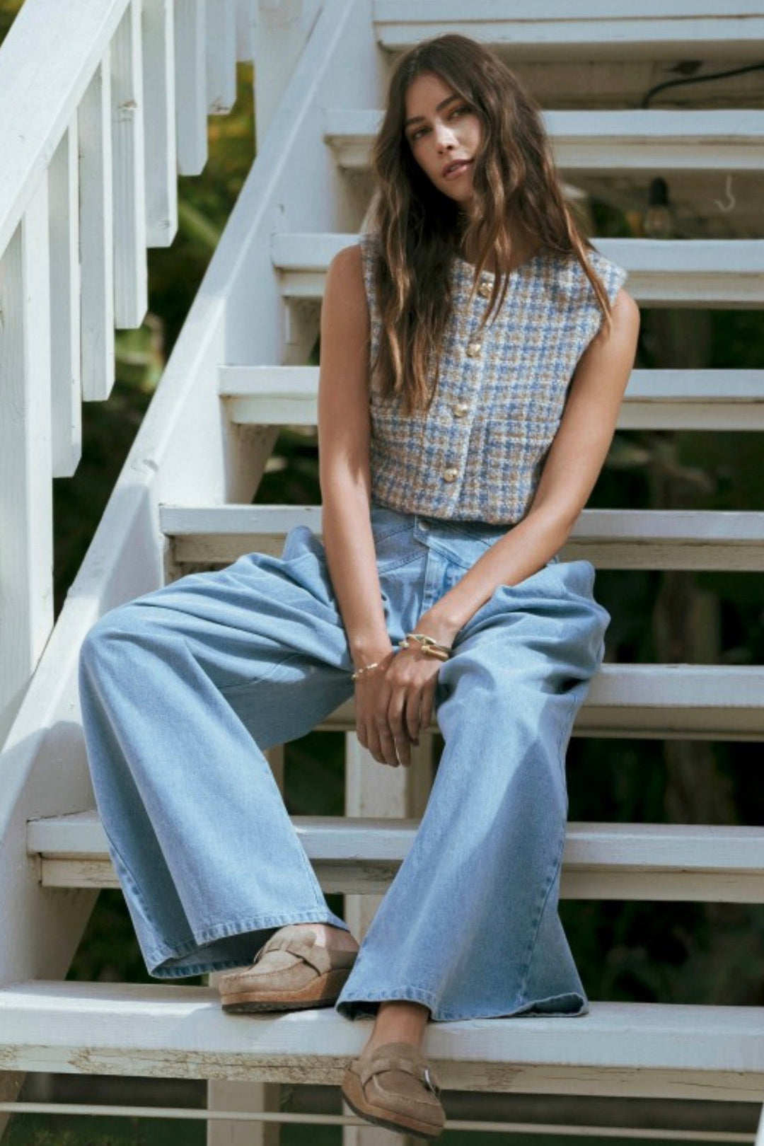 Bloomridge Pintuck Jeans