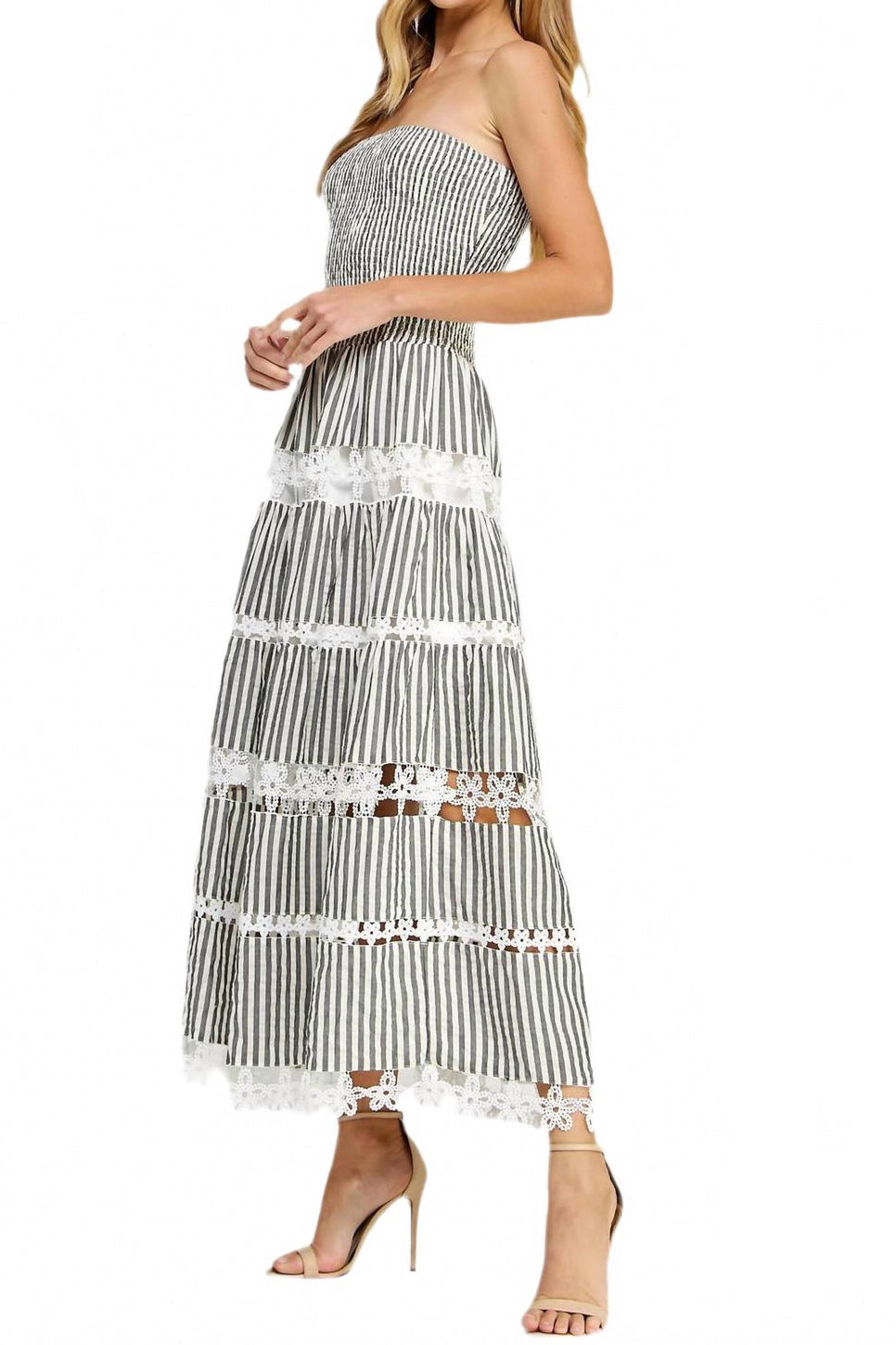 Taylor Eyelet Tube Dress