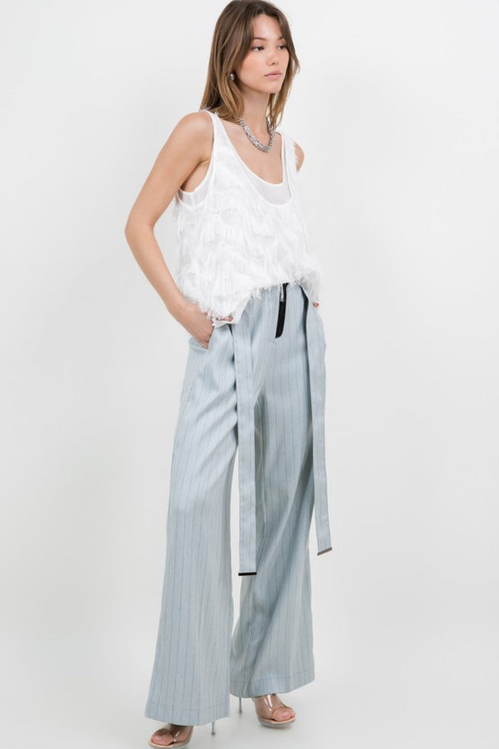 Chic Side Fringe Top