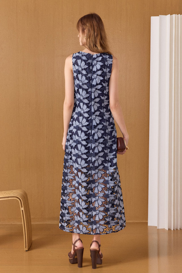 Nonnie Overlay Midi Dress