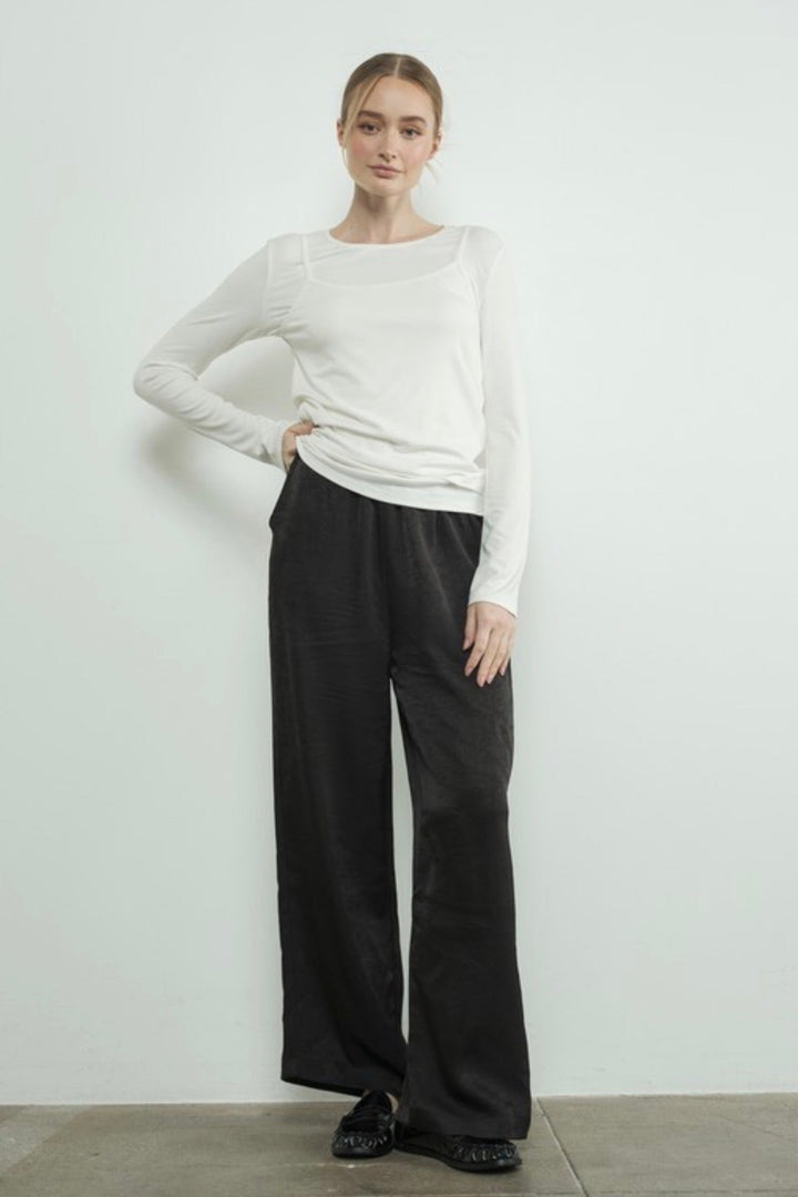 Arlene Crinkle Satin Bottoms