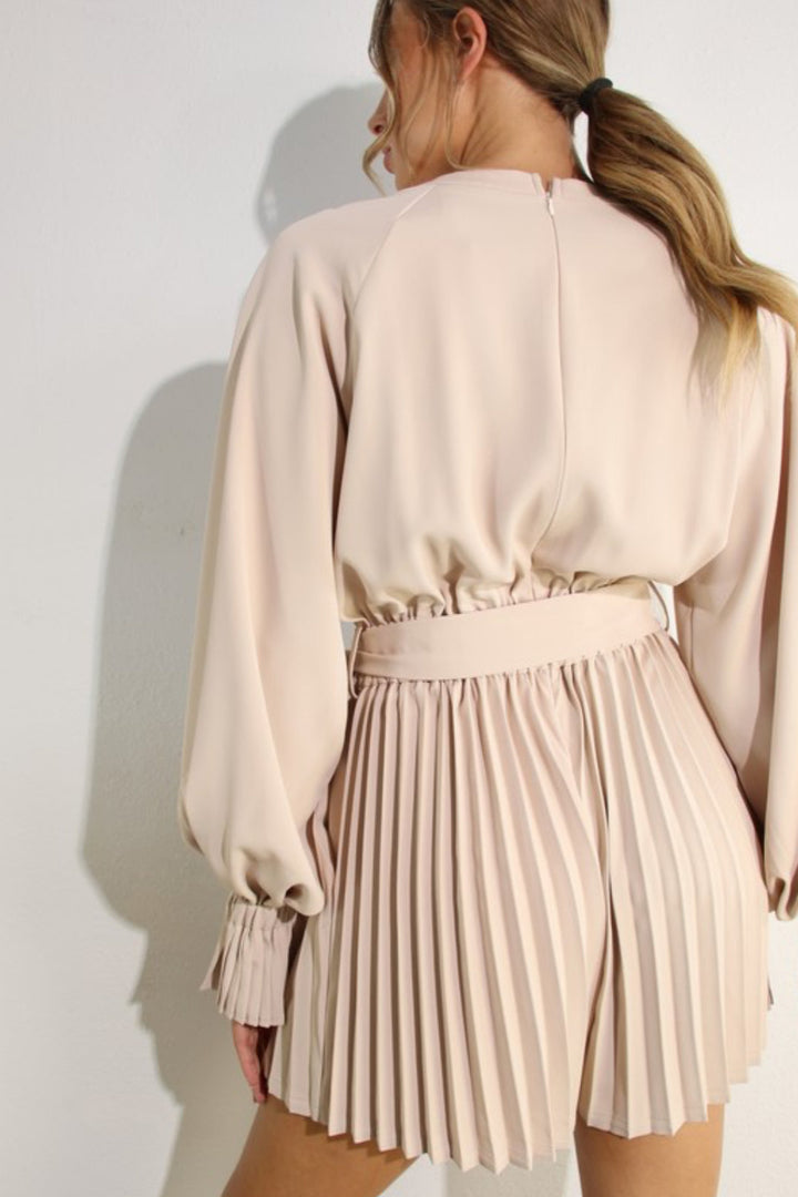 Above Average Pleated Romper