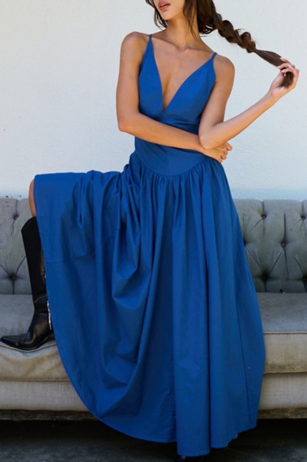 Marleen Open Back Maxi Dress Chica Chic Marleen Open Back Maxi Dress Chica Chic