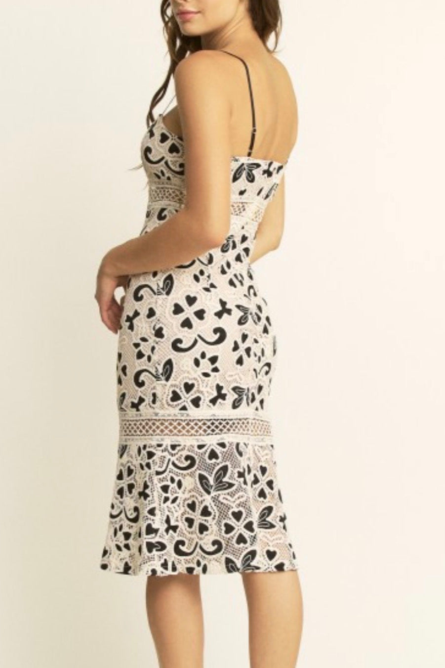 Danita Embroidered Midi Dress