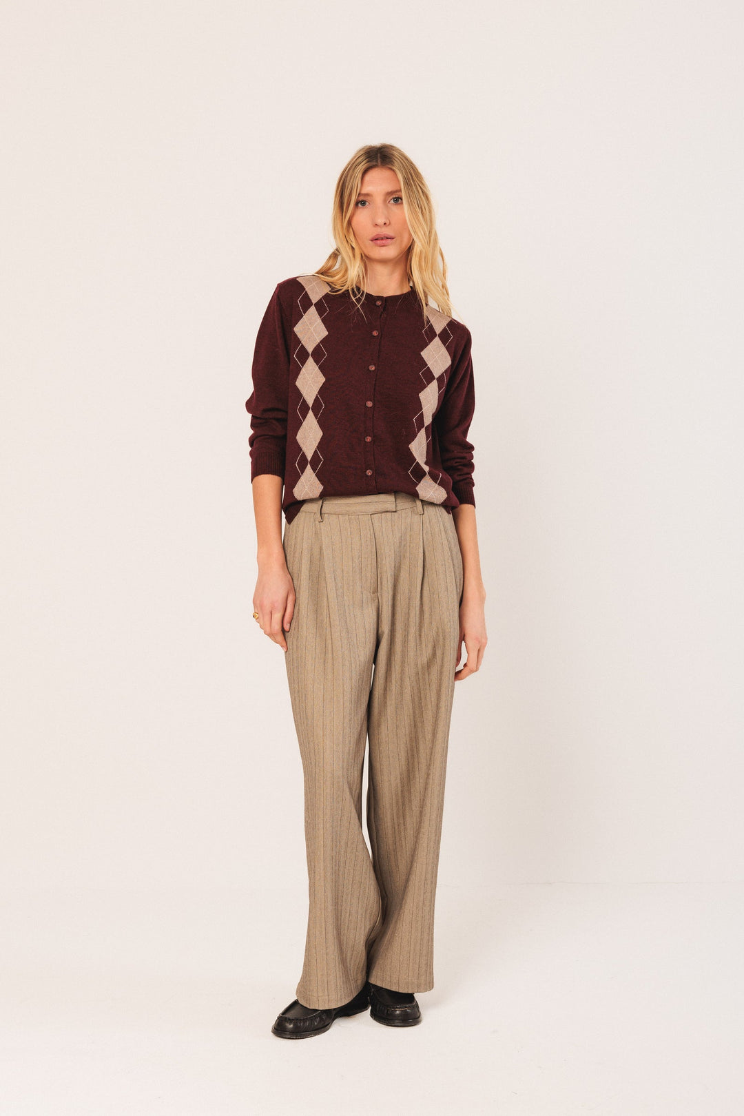 Argyle Cardigan