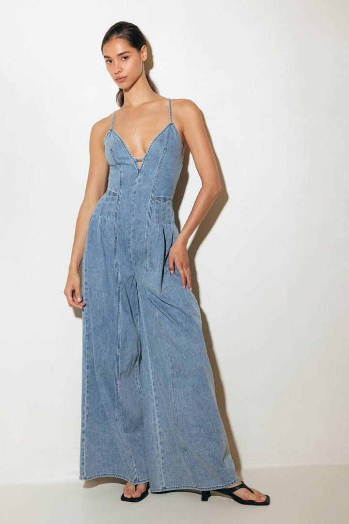 Abigail Denim Jumpsuit