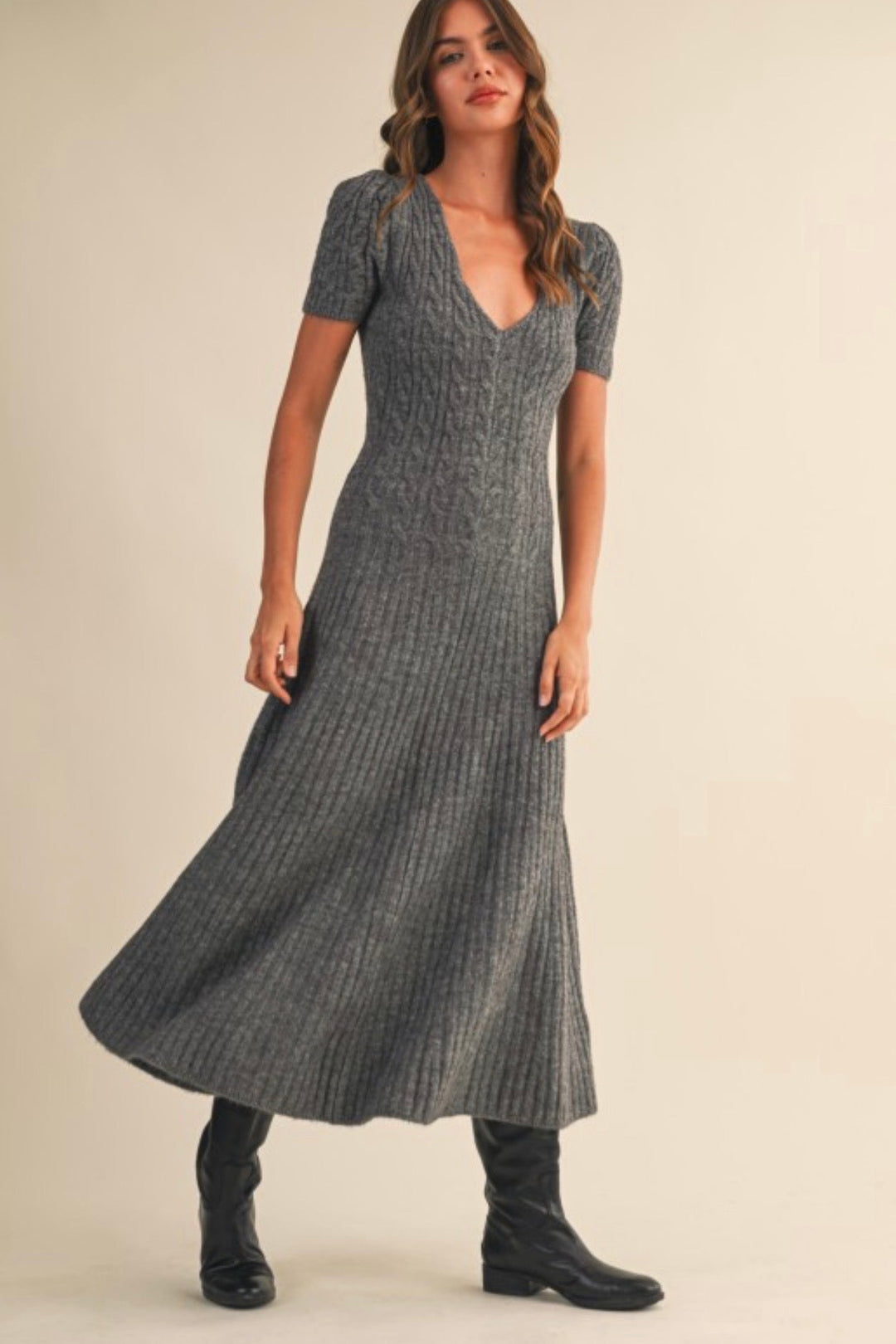 Breezy City Sweater Dress