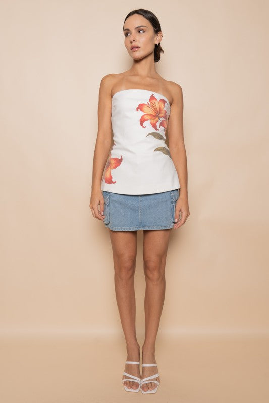 Landra Strapless Top